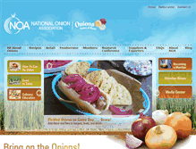 Tablet Screenshot of onions-usa.org